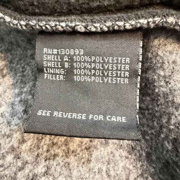 New Balance Quilted Front Full-Zip Hoodie - Men's S - Black/Gray - Picture 7 of 11